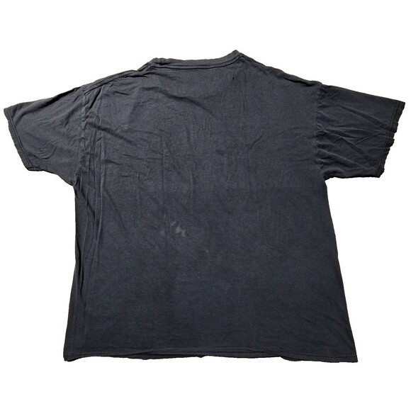 Retro Guns N Roses Shirt XL THRASHED American Flag Skull 2010 Black Frog READ - Picture 2 of 14